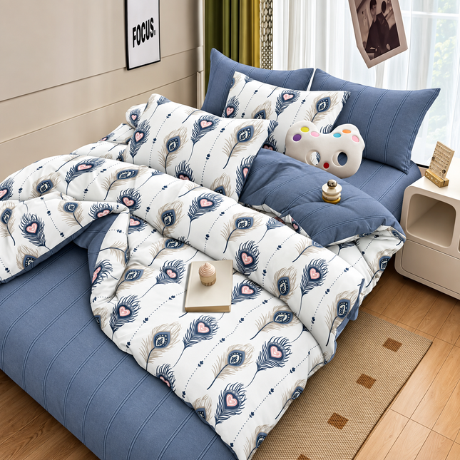 Lenjerie de pat premium 6 Piese - Soft Cotton Collection, Cod: SNJ1