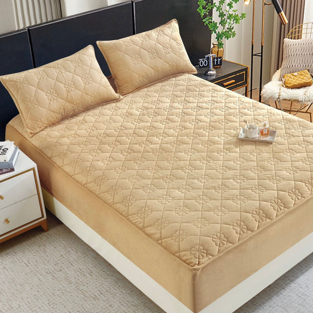 Set de pat Husă / Topper saltea cu elastic+o faţă de pernă 140x200 cm Cod: TPS101