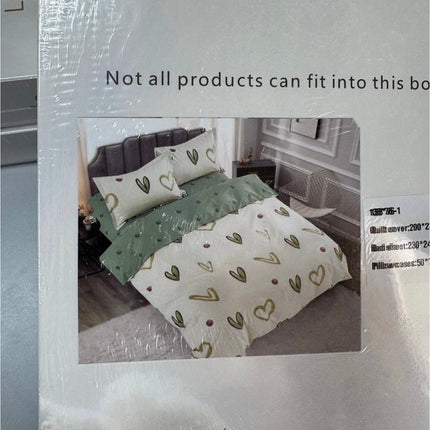 Set Lenjerie Premium Bumbac 100% – Pat Dublu, Cod: 133*76-1