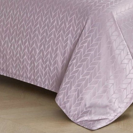 Set lenjerie de Lux jacquard, 4 piese, pat 2 persoane, cearșaf cu elastic Cod: JQC3
