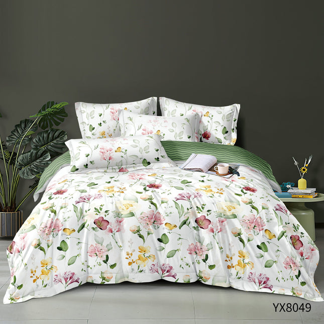 LENJERIE DIN BUMBAC TIP FINET, Pat 1 persoană, 4 piese COD: JCP14