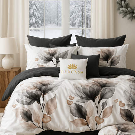 Lenjerie de Pat 6 Piese din Finet Moale cu Elastic, Cod: LNA30