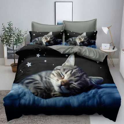 Lenjerie de pat din Bumbac finet 6 PIESE(IMPRIMEU EXACT CA ÎN POZĂ) COD: FY501