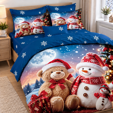 Lenjerie de Pat Festivă – Set 6 Piese, bumbac finet, 200x230 cm, Cod: CHXM27