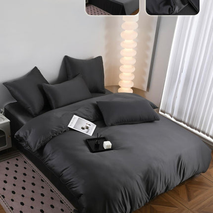 Lenjerie de Pat din Mătase 6 Piese Premium, 200x230 cm, Cod: MTJ5