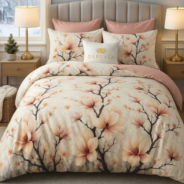 Lenjerie de Pat 6 Piese din Finet Moale cu Elastic, Cod: LNA17