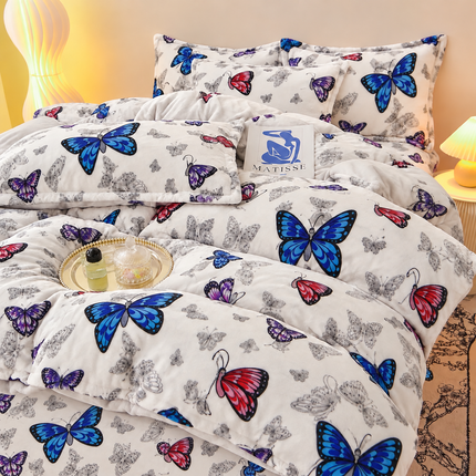 Lenjerie de pat Cocolino Premium – Set 4 piese | Moale și pufoasă, Cod: CLNA22