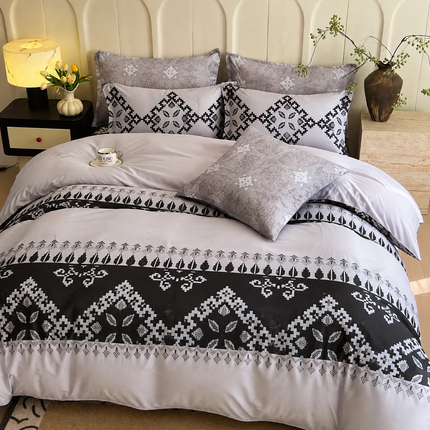 Lenjerie de Pat Soft Touch tip Finet | 6 Piese | Premium Collection, Cod: S-H-84