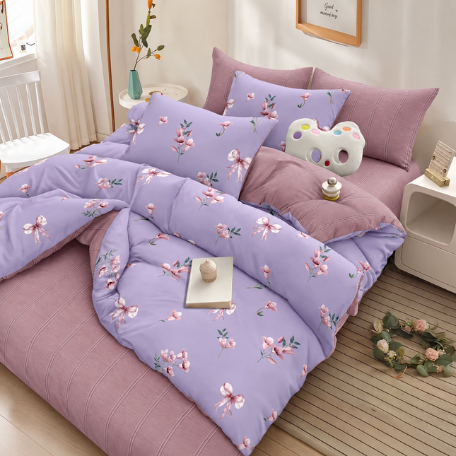 Lenjerie de pat premium 6 Piese - Soft Cotton Collection, Cod: SNJ5