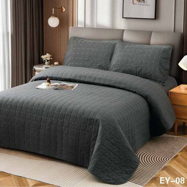 Cuvertură Deluxe 4 piese, cearșaf cu elastic, Cod EY-08