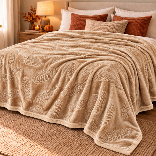 Pătură pufoasă din fleece premium – 200 x 230 cm, Cod: DEC59