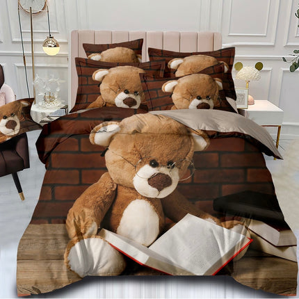 Lenjerie de pat din Bumbac finet 6 PIESE(IMPRIMEU EXACT CA ÎN POZĂ) COD: FY507