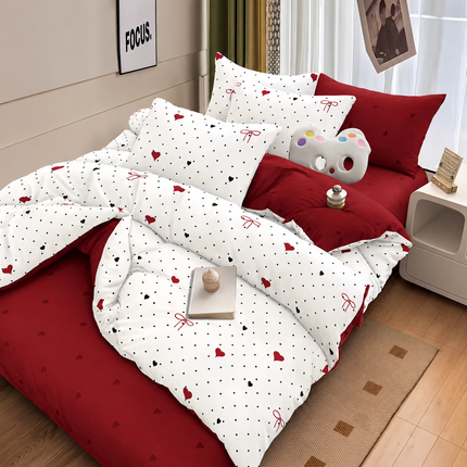 Lenjerie de pat premium 6 Piese - Soft Cotton Collection, Cod: SNJ18