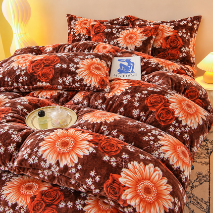 Lenjerie de pat Cocolino Premium – Set 4 piese | Moale și pufoasă, Cod: CLNA1