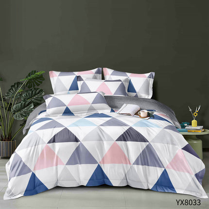 LENJERIE DIN BUMBAC TIP FINET, Pat 1 persoană, 4 piese COD: JCP15