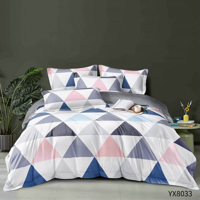 LENJERIE DIN BUMBAC TIP FINET, Pat 1 persoană, 4 piese COD: JCP15