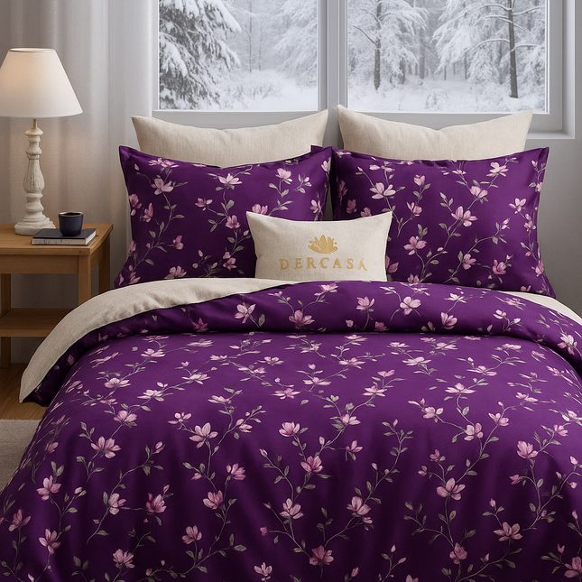 Lenjerie de Pat 6 Piese din Finet Moale cu Elastic, Cod: LNA69