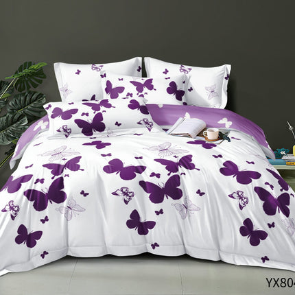 LENJERIE DIN BUMBAC TIP FINET, Pat 1 persoană, 4 piese COD: JCP24