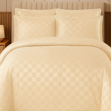 Lenjerie Luxury Satinată, 4 piese, cearșaf cu elastic, Cod: SLX61