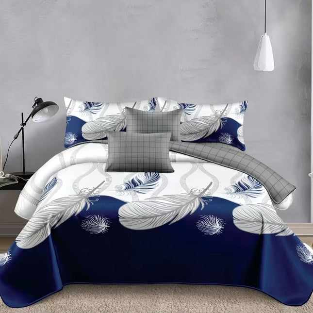 Lenjerie de Pat din Bumbac Satinat – 4 Piese | Confort și Eleganță |, Cod: TRY52
