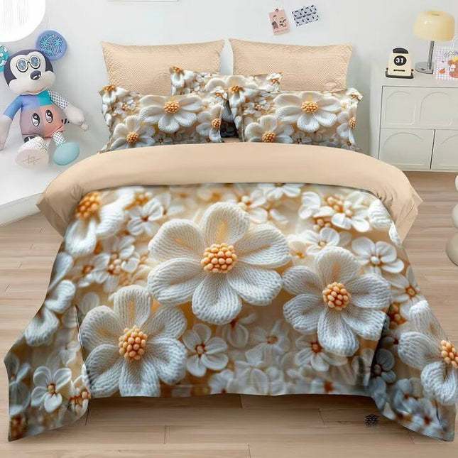 Lenjerie Premium cu efect panoramic 5D, 6 piese, Cod: CD-07