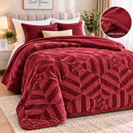 Pătură Groasă Premium Egipt 220x240 cm – tip Catifea Plușată, Cod: EGP4
