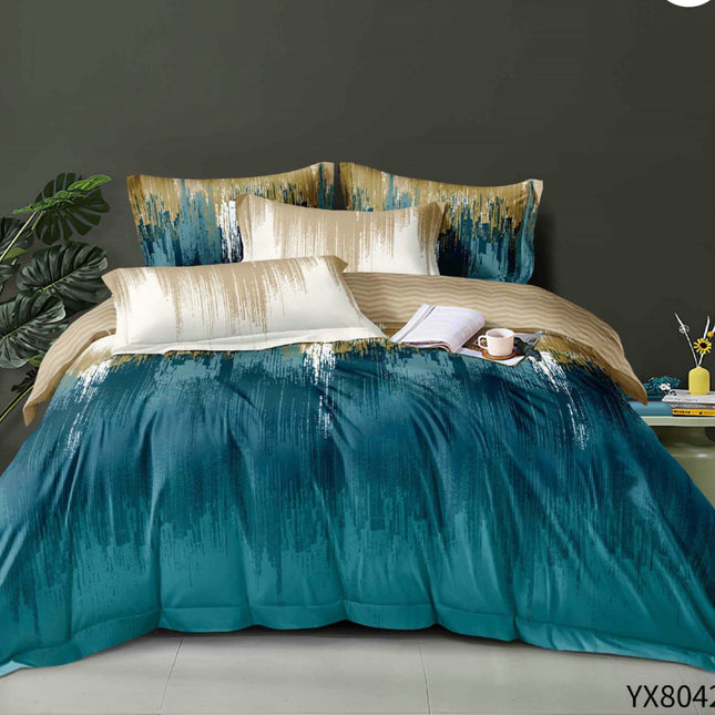 LENJERIE DIN BUMBAC TIP FINET, Pat 1 persoană, 4 piese COD: JCP20