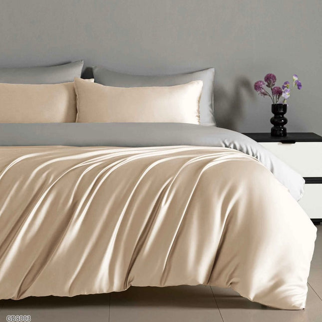 Lenjerie Luxury din Satin, 4 piese, cearșaf cu elastic, Cod: SLX2