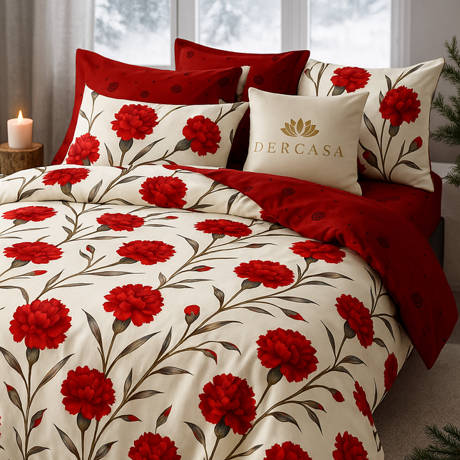 Lenjerie de Pat 6 Piese din Finet Moale cu Elastic, Cod: LNA36