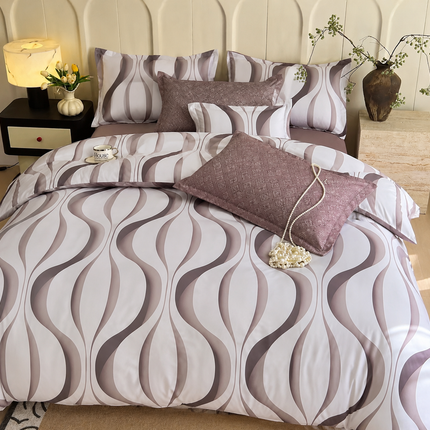 Lenjerie de Pat Soft Touch tip Finet | 6 Piese | Premium Collection, Cod: S-H-82