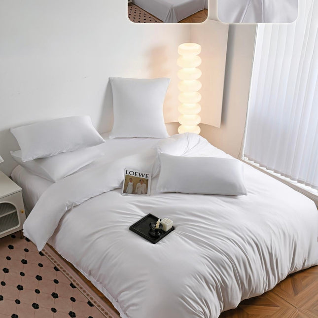 Lenjerie de Pat din Mătase 6 Piese Premium, 200x230 cm, Cod: MTJ2