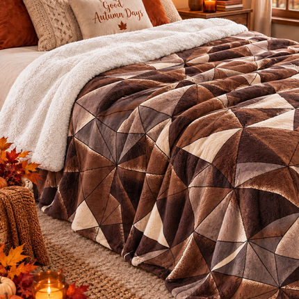 Pătură Cocolino Sherpa „Relax & Warm” 200x230 cm, Cod: PSRS9