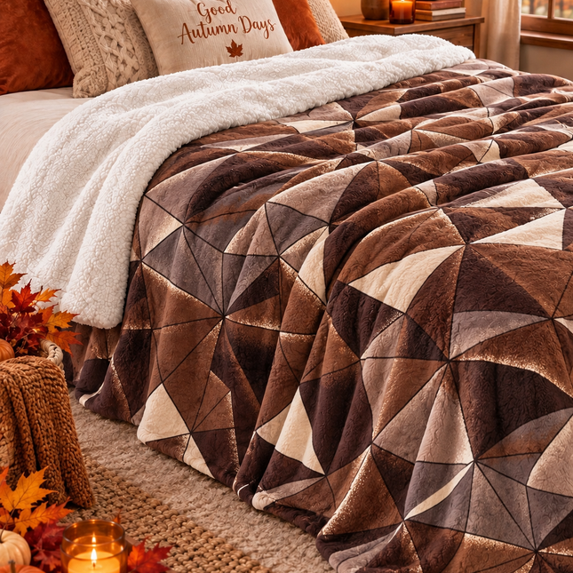 Pătură Cocolino Sherpa „Relax & Warm” 200x230 cm, Cod: PSRS9