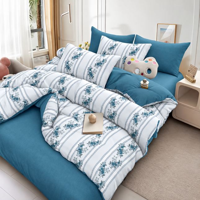 Lenjerie de pat premium 6 Piese - Soft Cotton Collection, Cod: SNJ3