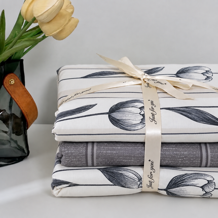 Lenjerie de pat premium 6 Piese - Soft Cotton Collection, Cod: SNJ10