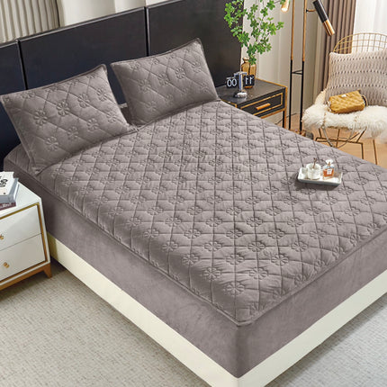 Set de pat Husă / Topper saltea cu elastic+o faţă de pernă , 140x200 cm Cod: TPS111