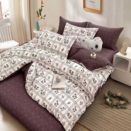 Lenjerie de pat premium 6 Piese - Soft Cotton Collection, Cod: SNJ7