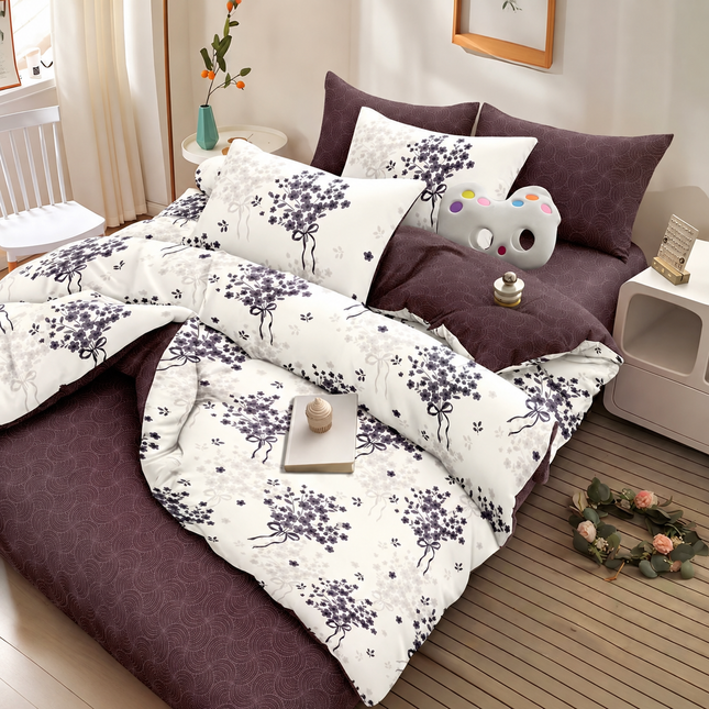 Lenjerie de pat premium 6 Piese - Soft Cotton Collection, Cod: SNJ17