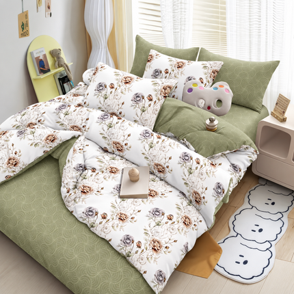 Lenjerie de pat premium 6 Piese - Soft Cotton Collection, Cod: SNJ6