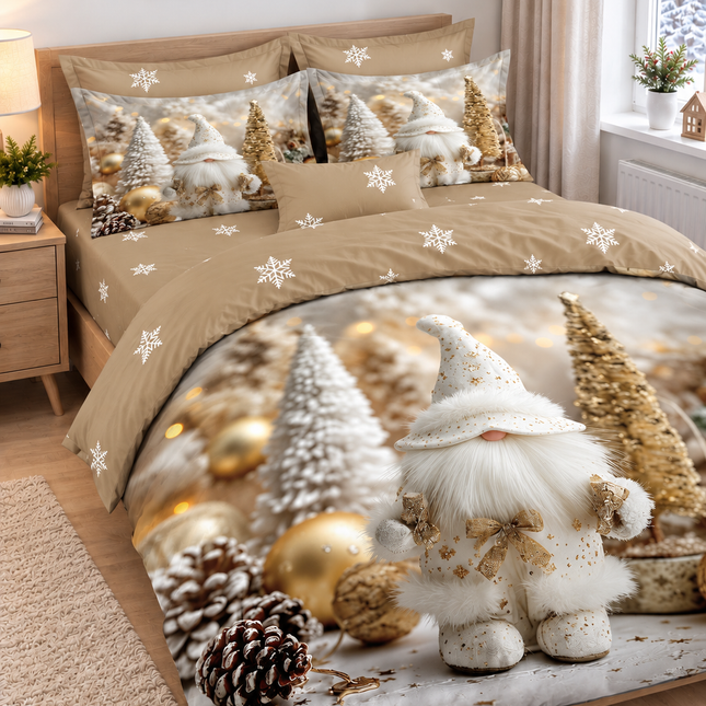 Lenjerie de Pat Festivă – Set 6 Piese, bumbac finet, 200x230 cm, Cod: CHXM18