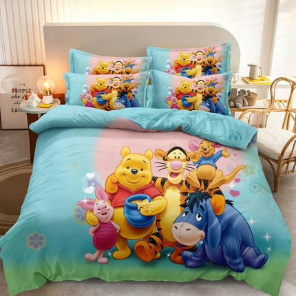 Lenjerie Bumbac tip Finet Premium Winnie the Pooh, Cod: WTP2