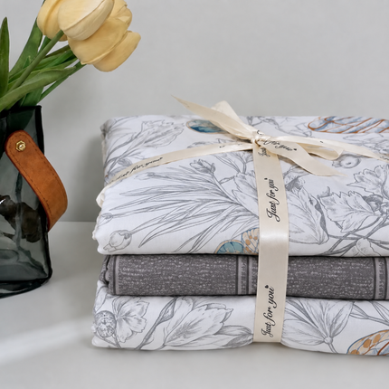 Lenjerie de pat premium 6 Piese - Soft Cotton Collection, Cod: SNJ4