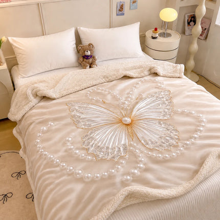 Pachet Promoțional: Lenjerie Premium 5D + Pătură Cocolino Sherpa 200×230 cm, Cod: PMS2