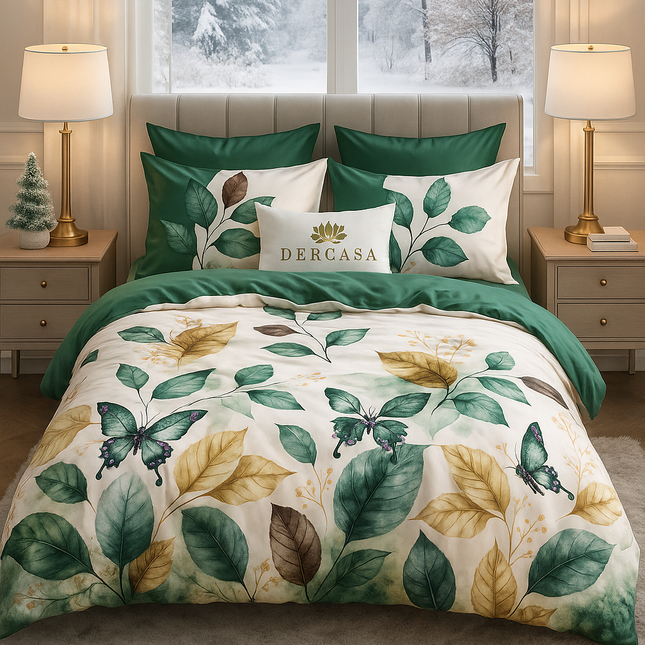 Lenjerie de Pat 6 Piese din Finet Moale cu Elastic, Cod: LNA12