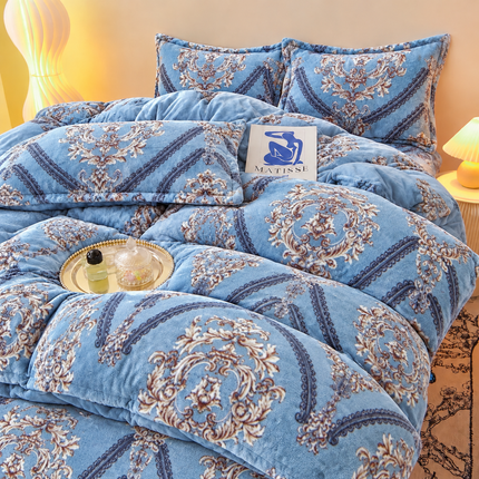 Lenjerie de pat Cocolino Premium – Set 4 piese | Moale și pufoasă, Cod: CLNA19