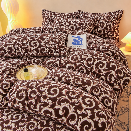 Lenjerie de pat Cocolino Premium – Set 4 piese | Moale și pufoasă, Cod: CLNA7