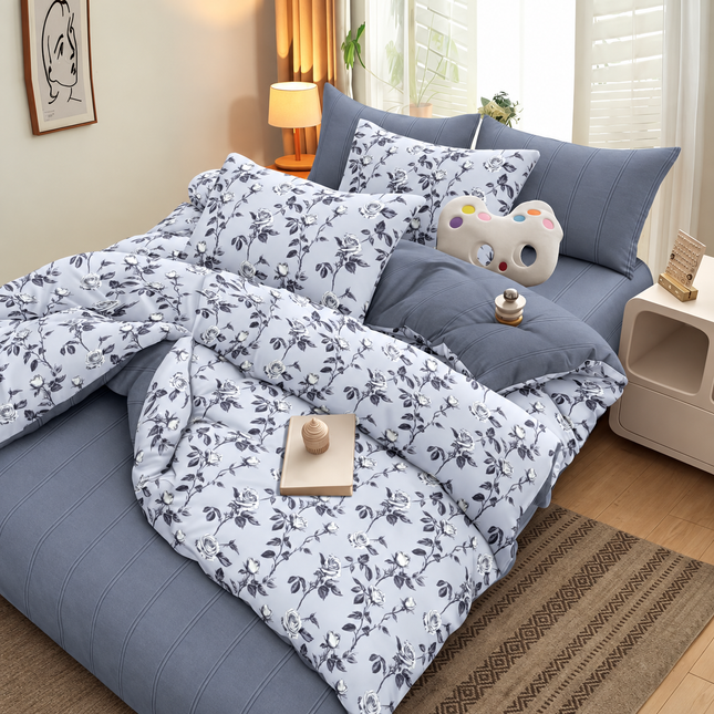 Lenjerie de pat premium 6 Piese - Soft Cotton Collection, Cod: SNJ19