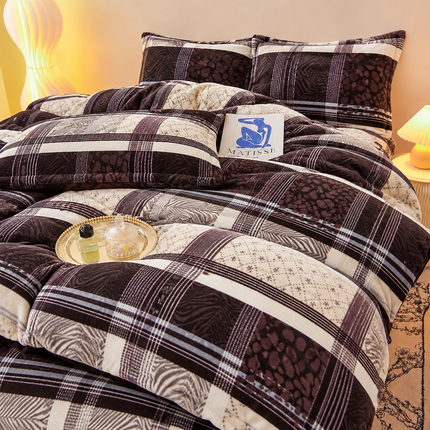 Lenjerie de pat Cocolino Premium – Set 4 piese | Moale și pufoasă, Cod: CLNA9
