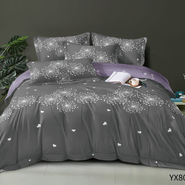 LENJERIE DIN BUMBAC TIP FINET, Pat 1 persoană, 4 piese COD: JCP26