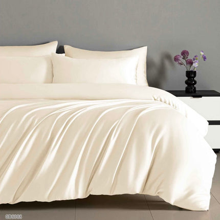 Lenjerie Luxury din Satin, 4 piese, cearșaf cu elastic, Cod: SLX12